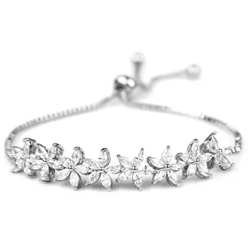 Silver Vine Leaf Bracelet
