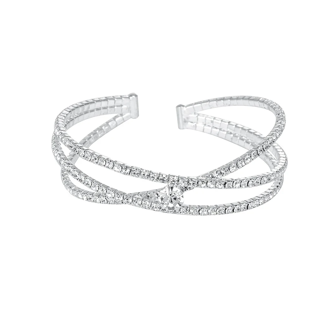 Cross Fine Crystal Bangle