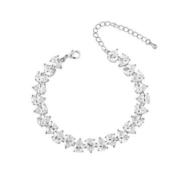 Pear Drop Crystal Bracelet