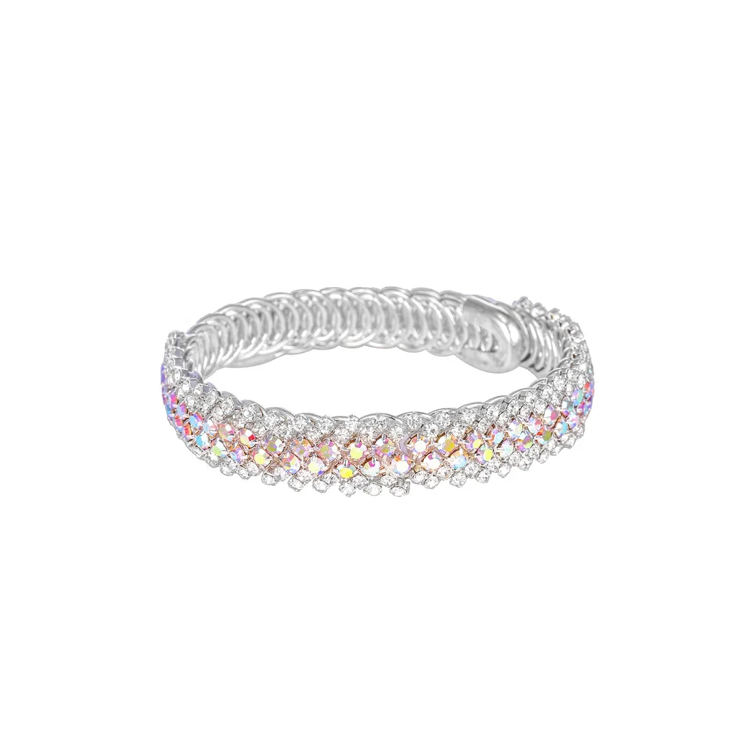 AB Crystal Prom Bracelet