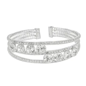 Double Line Crystal Bracelet