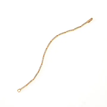 Fine Gold-tone Line Bracelet