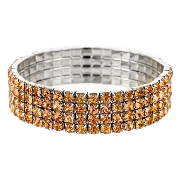 Amber Multi-row Stretch Bracelet