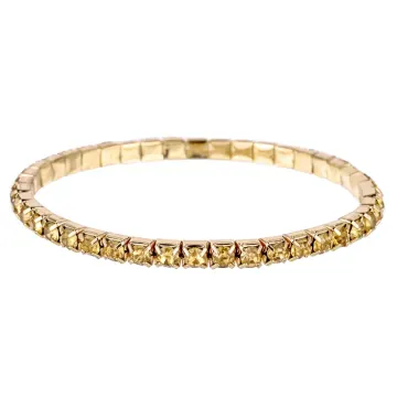Fine Gold-tone Stretch Bracelet