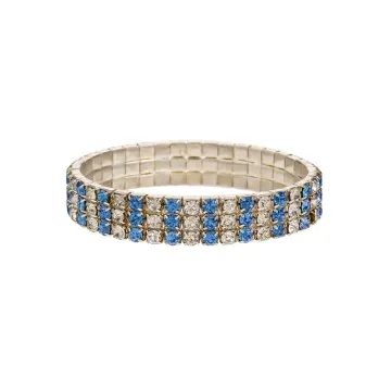 Blue & Clear Stripe Stretch