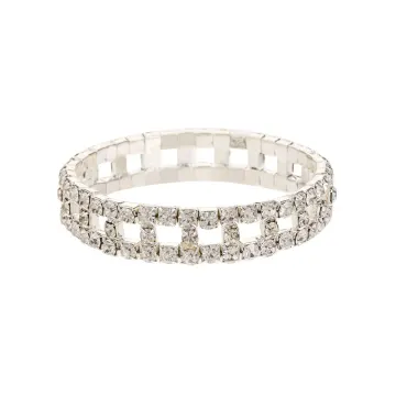 Open Square Crystal Stretch
