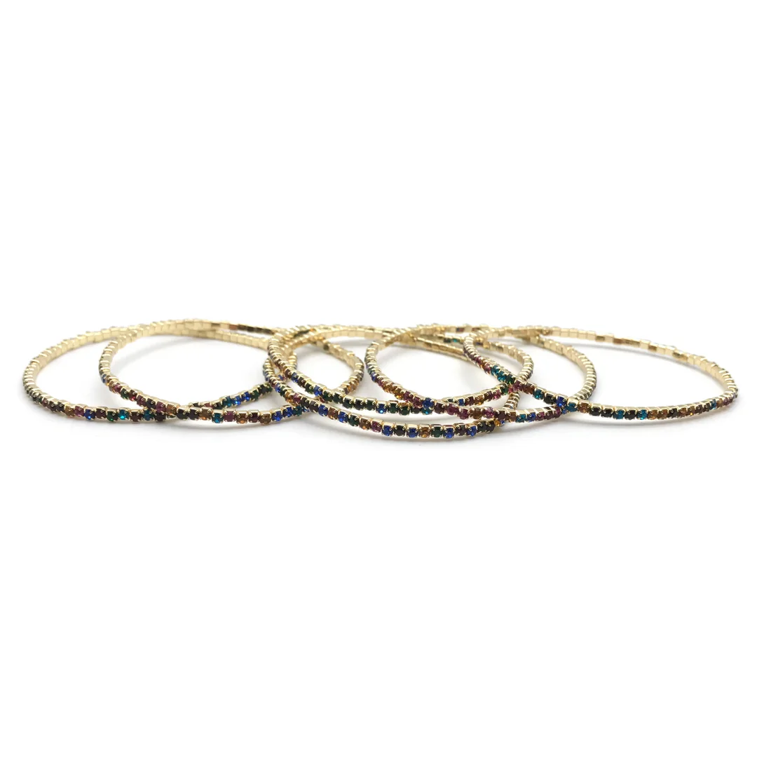 Multicolor Fine Bracelet Set