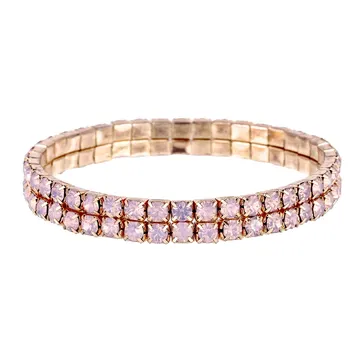 Rose Opal Two-row Stretch